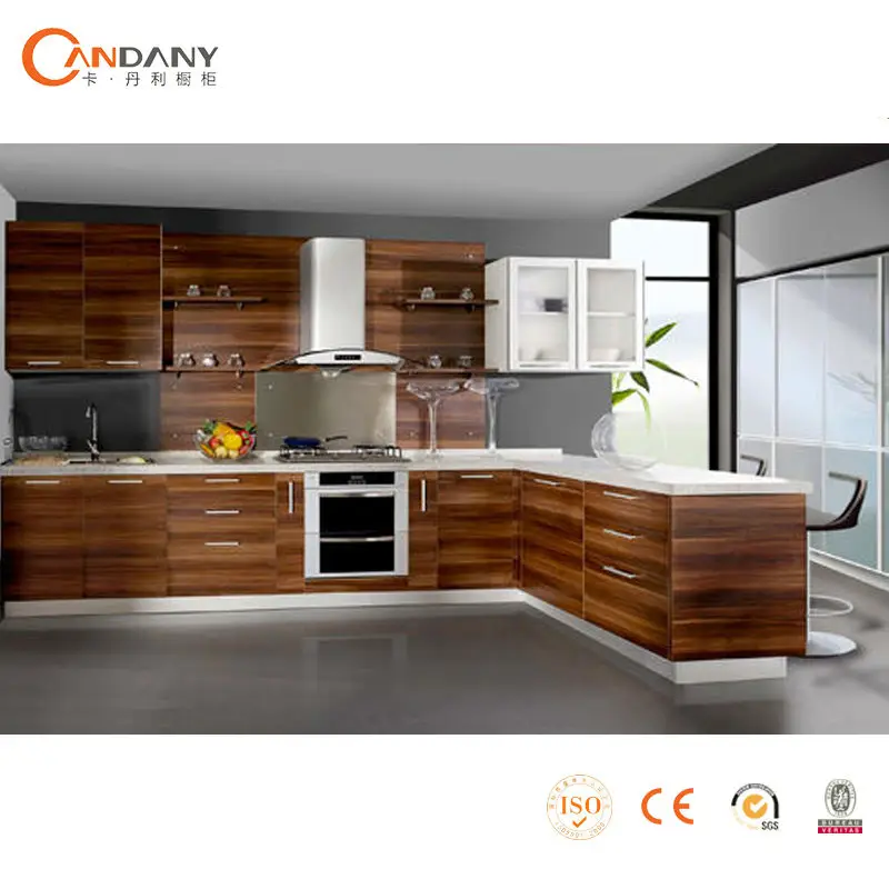 Moderno gabinete de cocina de estilo europeo, de lujo de gabinete de la