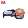 Custom Hexagon Shape Pastry Cookie Paper Packaging Tiered Gift Box Baklava Boxes