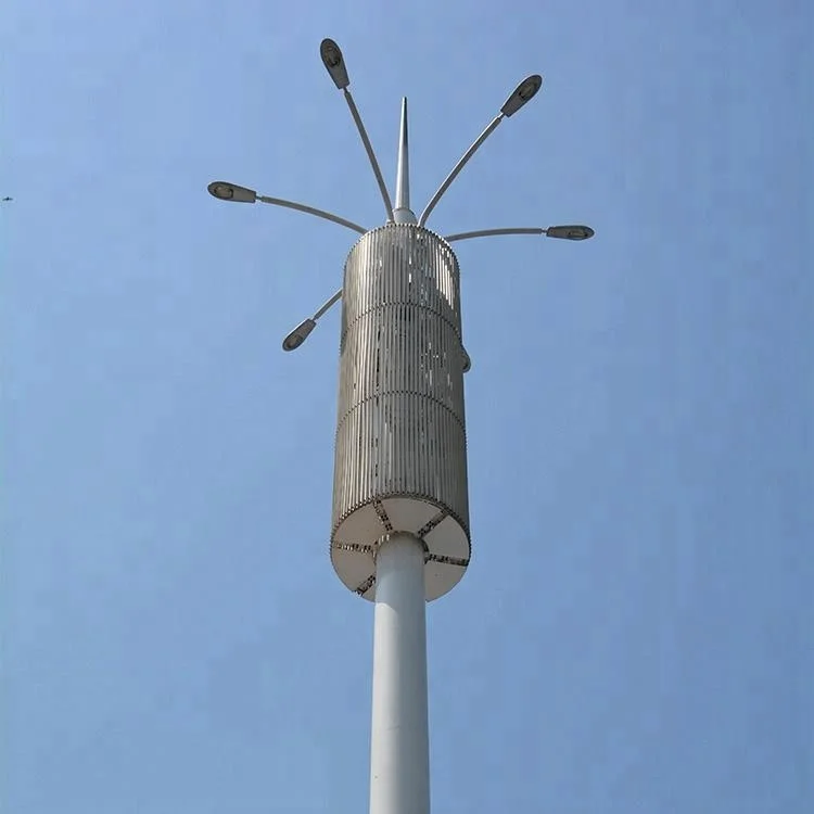 4-18m hand winch telescopic masts telephone pole
