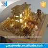 Wooden home 3d architectural rendering model for real estate