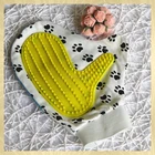Pet Rubber Grooming Dog Washing Brush Glove