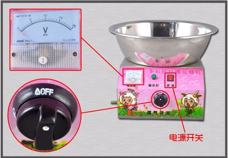 Gas style commercial Cotton candy maker marshmallow machine candy floss machine spun sugar machine