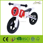 12" Wooden Balance BMX Light Motor Bicycle as Child Toy Bike