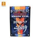 Tj factory machine print sublimation inks flags 100% polyester fabric banners hanging outdoor