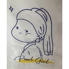 1 Piece Custom 100% Cotton Shopping Bag With Handle Ready To Ship
