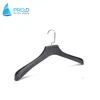 High Quality Plastic Black Hanger Home Clothes Customized Logo Hanger