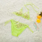 China manufacture teen bikini tassel fancy children swimwear