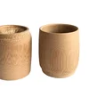 2pcs earth friendly Bamboo Cups set for Tea Sake Coffee Juice Drinks Bamboo Cups