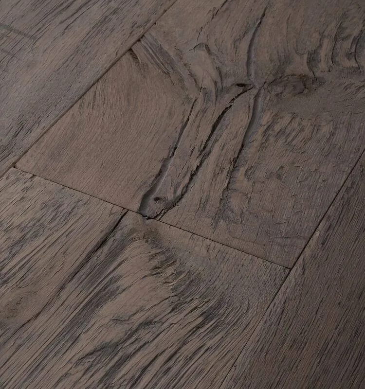 Rustic Distressed Plank Oak Driftwood Finished Floor