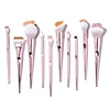 10pcs Professional Powder high quality Makeup brushes With Artificial Fiber Hair Private Label Makeup Brush Set