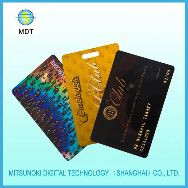 debit card size inkjet printing blank pvc card