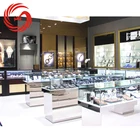 Beautiful boutique store interior decorative glasses jewellery window display