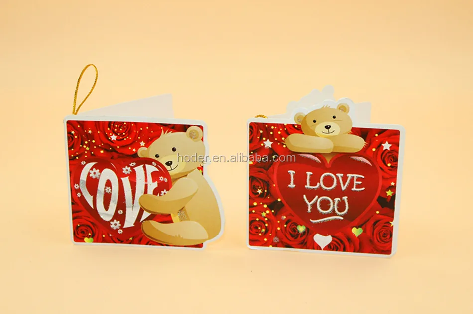paper glitter valentine day birthday gift cards      carton