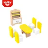 15% Fixed Discount Dinning Room wooden mini bedroom doll house furniture toy