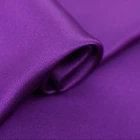 Howmay heavy satin silk fabric 30m/m 43" 114cm 100% silk fabric violet for evening dress wedding gown
