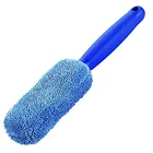 auto wash detailing brush microfiber car wheel cleaning brush with plastic handle