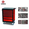 7 Drawer Cheap Used Auto Shop Metal Tool Cabinet with Hand Tool Set with Hand Tool Set