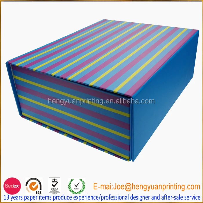 large gift boxes with lids fancy gift box for apparel packaging
