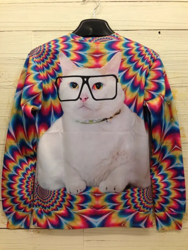 3D digital print fashion men's sweatshirts