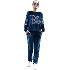 2019 Good Quality Korea Velvet Sport Muslim women Islamic clothing abaya Suit