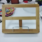 Bamboo Adjustable Book Stand Reading Helper