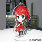 Free Sample Custom Acrylic Keychain Anime Keyring Acrylic Keyholder