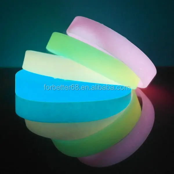 Glow In The Dark Silicone Bracelets Hot Teen Emo