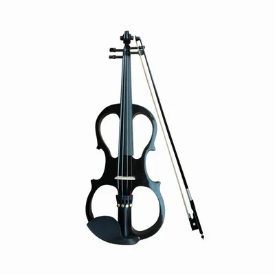 Direkt verkauf hohe qualität schwarz elektrische violine 4/4 mit großhandel preise