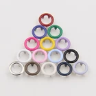 garments accessories colored brass ring Prong Snap Fastener Button