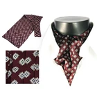 Men Vintage Wedding Formal Silk Cravats Ascot For Men