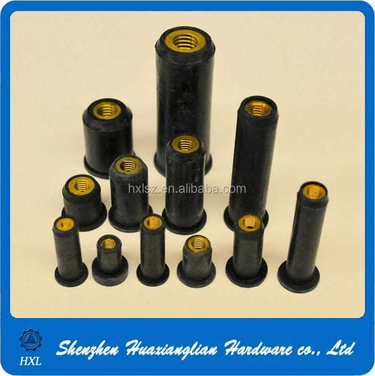 China Hardware Fastener Custom Flange Expanding Expansion Rubber Anchor
