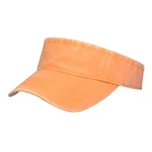 BSCI Audit washed sports plain lighted sun visor cap
