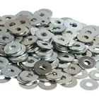 304 Stainless Steel 1/2" 1-1/4" Outside Diameter Flat Finish Washer
