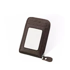 Genuine Leather Credit Card Holder Business Card Wallet
