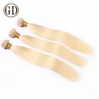 unprocessed raw virgin european 613 russian blonde hair bundles weave