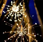 Home New Style Custom Decorative Firework Christmas Warm White LED Branches Starburst Lights For Home