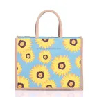 custom burlap bags wholesale jute tote bag with logo