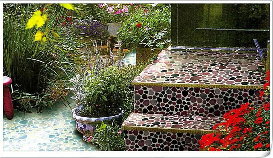 wholesale hsm123 latest garden design glass pebble for mosaic tile wholesale hsm123 latest garden design glass pebble for mosaic tile