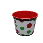 customized logo coffee cake metal tin cup coaster