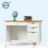 Commercial MDF steel office standing computer desk modern executive desk office table design with drawer and locks