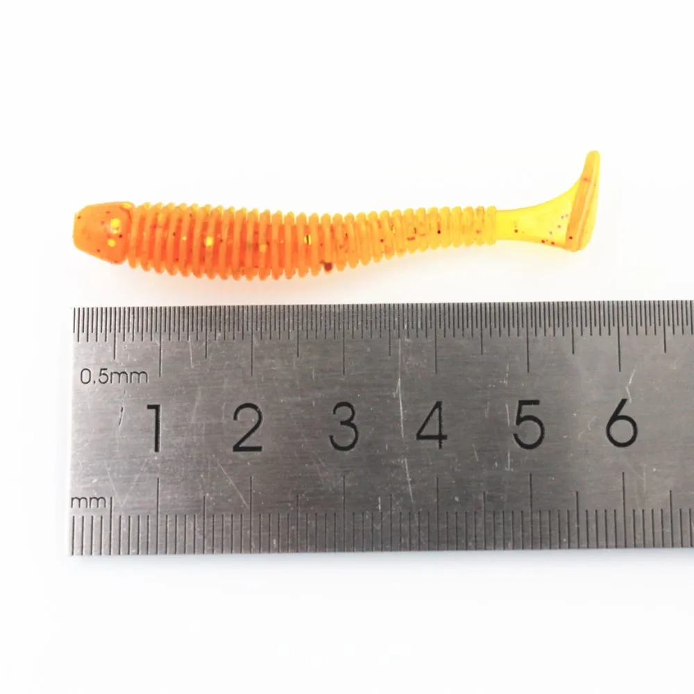 pesca 3月iscas artificiais 70毫米钓鱼诱饵软塑料钓鱼诱饵软饵
