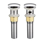 Amazon Top Seller Stainless Steel Pop Up Sink Drain For Bathroom Wash Basin