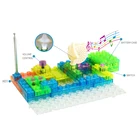 Radio set kids education blocks diy electronic kits with sound light