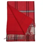 Winter scarf Stylish Luxury Long Nepali red blue hijap viscose Tartan Men ladies scarf 100 Wool scarf checked