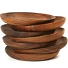 Round shape coupe wooden tray in Rectangular Shape