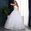 Elegant White Western Wedding Dresses 2018 Ball Gown Beautiful Bridal Dress