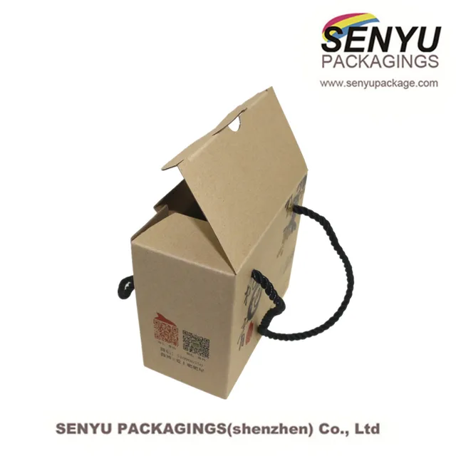 high quality custom print corrugated cardboard board gift box
