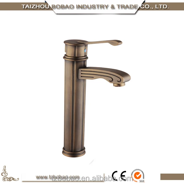 Antique Single Wash Hand Basin Tap Gold Wash Basin Mixer Tap Long Hose Wash Basin Tap Models