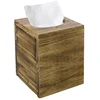 wholesale wood tissue box custom logo restaurant club hotel advertising gifts napkin box