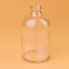 Clear Glass Vial Moulded 100ml Clear Glass Bottle Glass Vial For Antibiotics